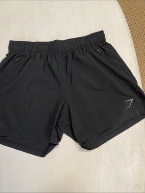 Gymshark Black Men’s Training Shorts with Zip Pockets